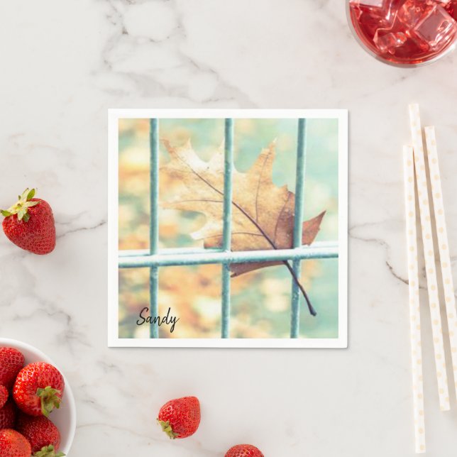 Paper Napkins, Leaves Napkins (Insitu)