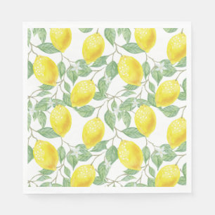 Paper Napkins-Lemons Napkins