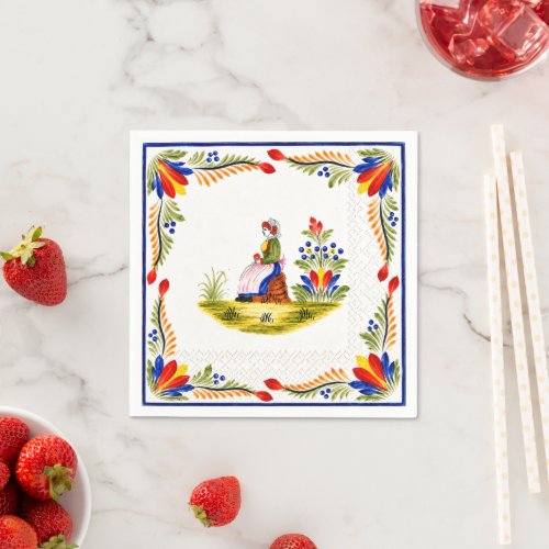 Paper Napkins Luncheon Quimper