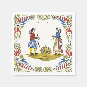 Paper Napkins Luncheon Quimper