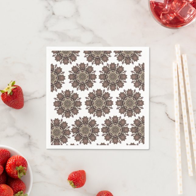 Paper Napkins, Mandala Napkins (Insitu)