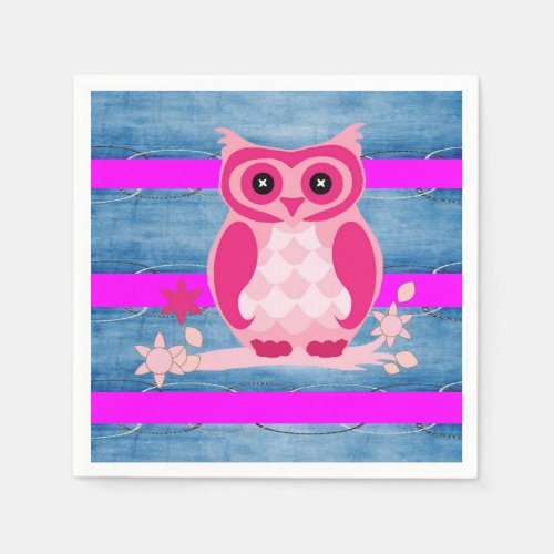 Paper Napkins Owl