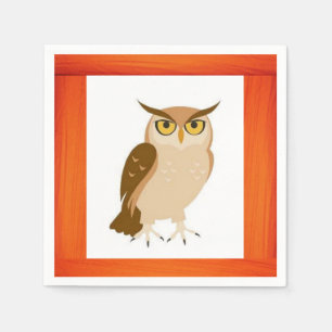Paper Napkins Owl