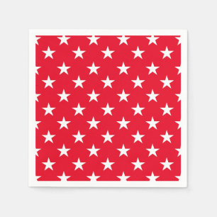 Paper Napkins-Patriotic Stars Napkins