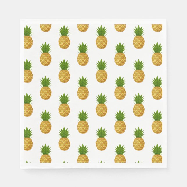 Paper Napkins-Pineapples Napkins (Front)