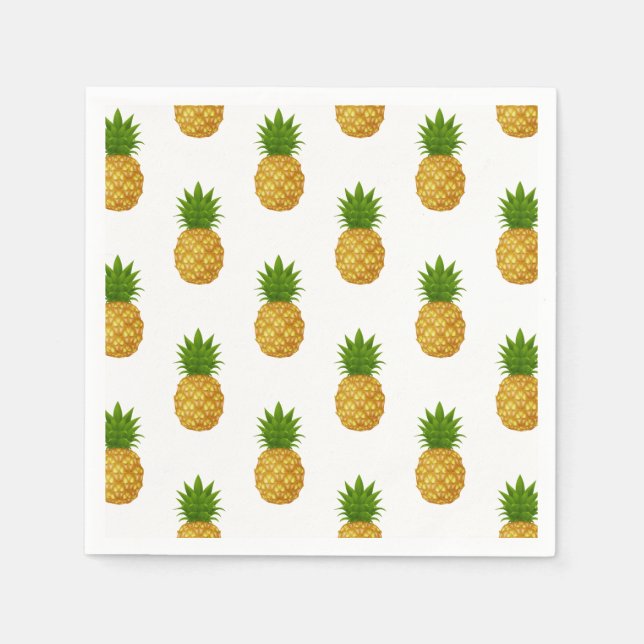 Paper Napkins-Pineapples Napkins (Front)