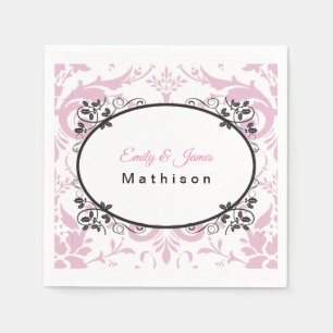 Paper Napkins-Pink coronation Napkins