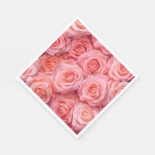 Paper Napkins_Pink Roses Napkins