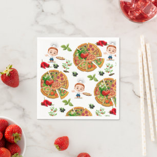 Paper Napkins, Pizza Napkins