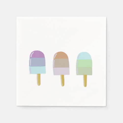 Paper Napkins Popsicle Design