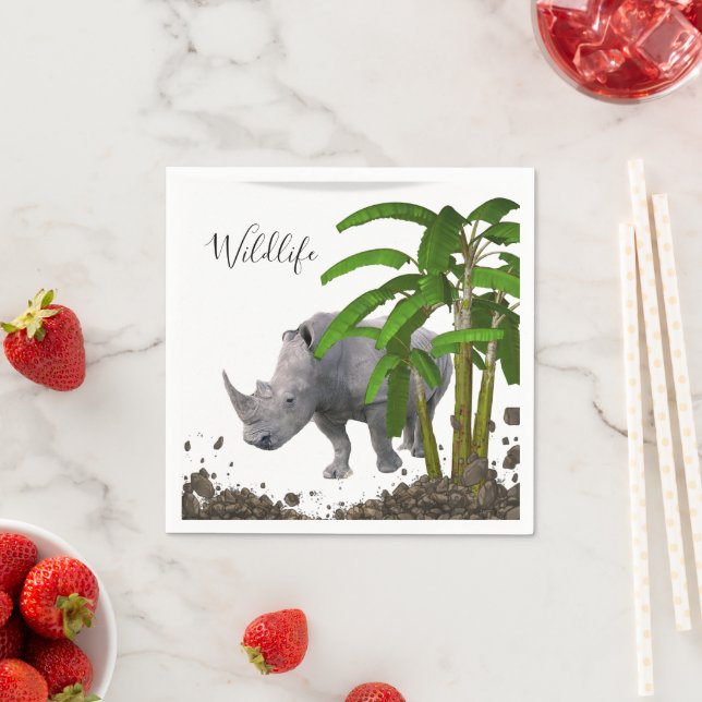 Paper Napkins, Rhinoceros Napkins (Insitu)