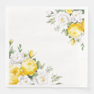 Paper Napkins-Roses Dinner Napkins