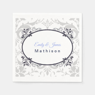 Paper Napkins-Silver coronation Napkins