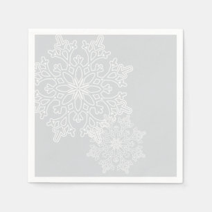 Paper Napkins- Snowflakes Napkins