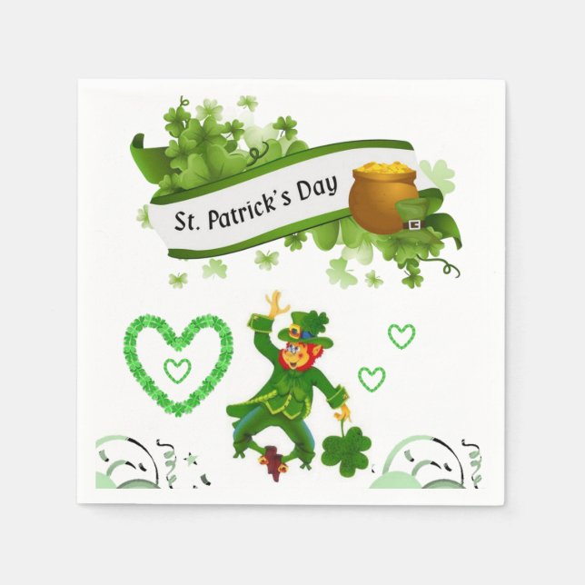 Paper Napkins St. Patrick's Day (Front)