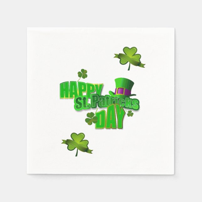 Paper Napkins St. Patrick's Day (Front)