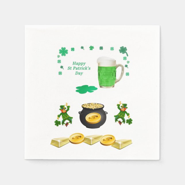 Paper Napkins St. Patrick's Day (Front)
