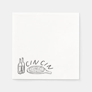 Paper Napkins, Standard Cocktail - Cin Cin Napkins