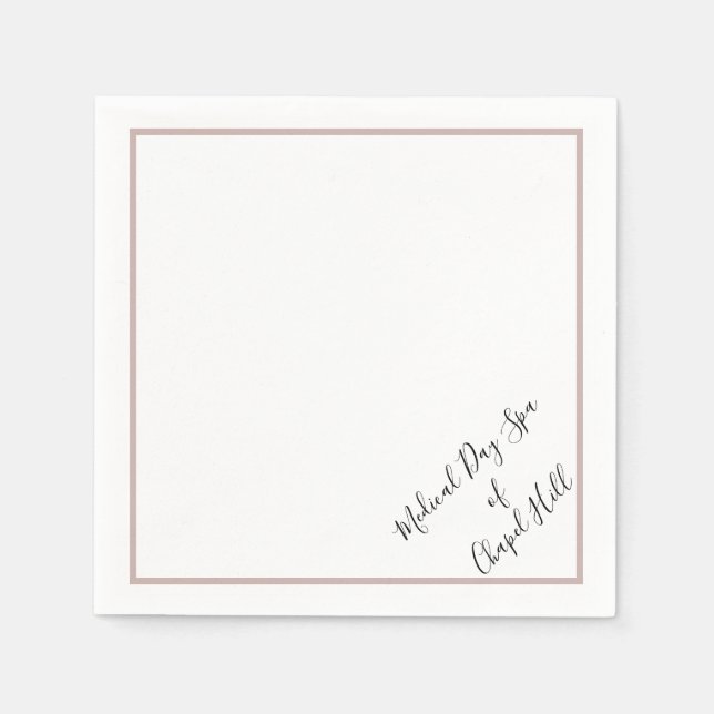 Paper Napkins, Standard Cocktail Napkins (Front)