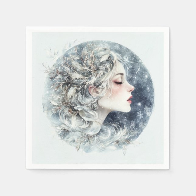 Paper Napkins, Standard Cocktail Napkins (Front)