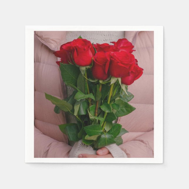 Paper Napkins, Standard Cocktail Napkins (Front)