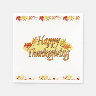 Paper Napkins Thanksgiving