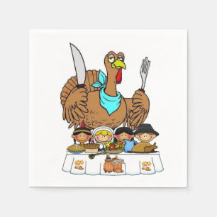 Paper Napkins Thanksgiving