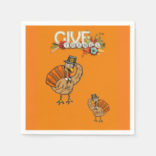 Paper Napkins Thanksgiving