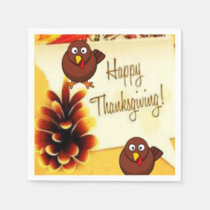 Paper Napkins Thanksgiving