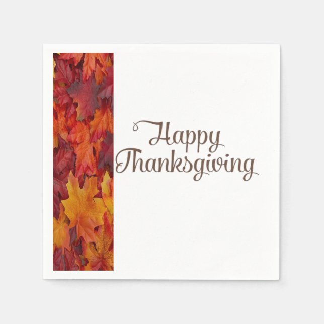 Paper Napkins Thanksgiving (Front)