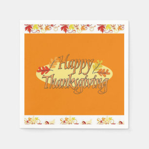 Paper Napkins Thanksgiving