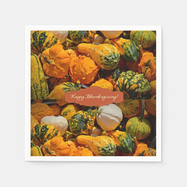 Paper Napkins Thanksgiving (Front)
