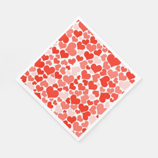 Paper NapkinsValentine Hearts Napkins Zazzle