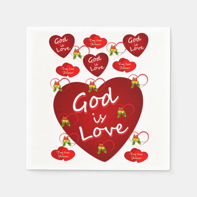 Paper Napkins Valentine's Day (Front)