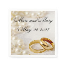 paper napkins wedding customizable
