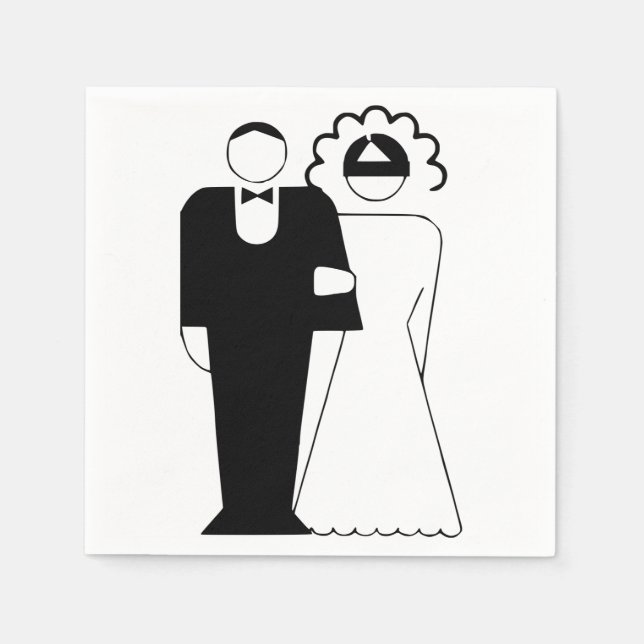 Paper Napkins, Weddings Décor & Party Supplies Napkins (Front)