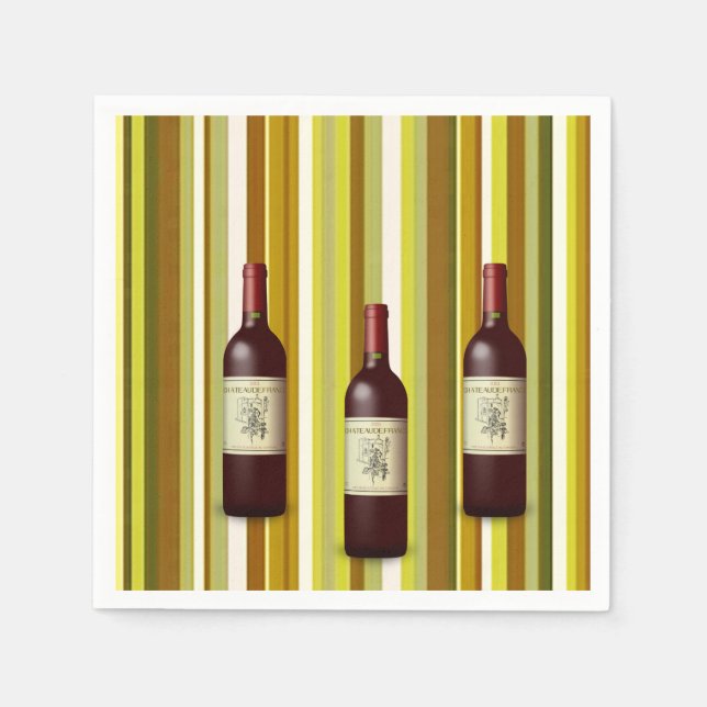 Paper Napkins Wine (Front)