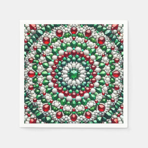 Paper napkins with Italian Colors Design