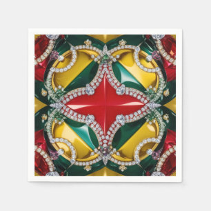 Paper napkins with Los Angeles Colors Design