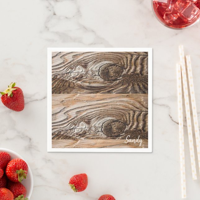 Paper Napkins, Wood Napkins (Insitu)