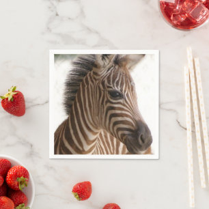 Paper Napkins, Zebra Napkins