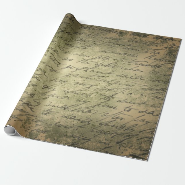 Paper old paper writing letter (Unrolled)