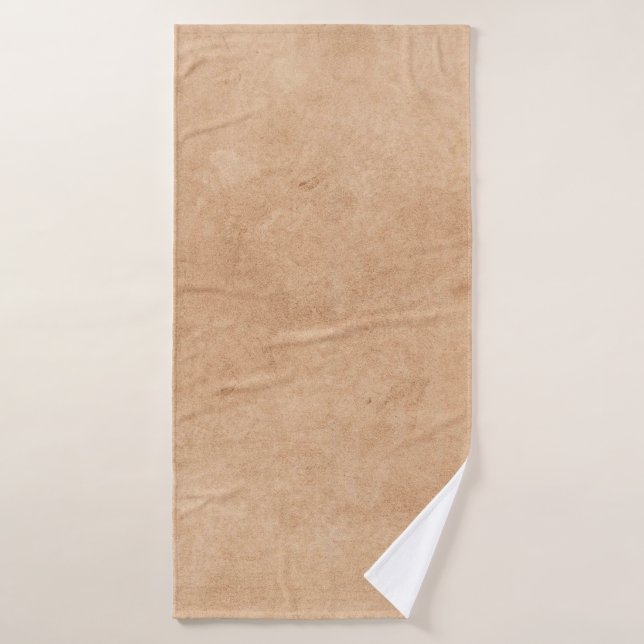 Paper old texture parchment bath towel (Bath Towel)