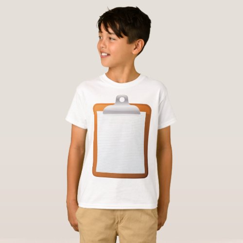 Paper On A Clipboard T_Shirt