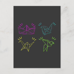 Paper origami Japanese Paper Folding Postcard
