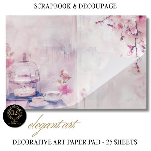 Paper Pad - Decoupage - Victorian Tea Time Sceene