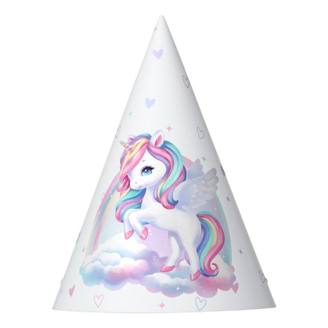  Paper Party Hats to a magical birthday party. (Front)
