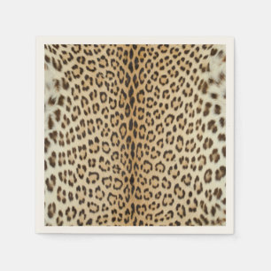 Paper Party Napkins Leopard