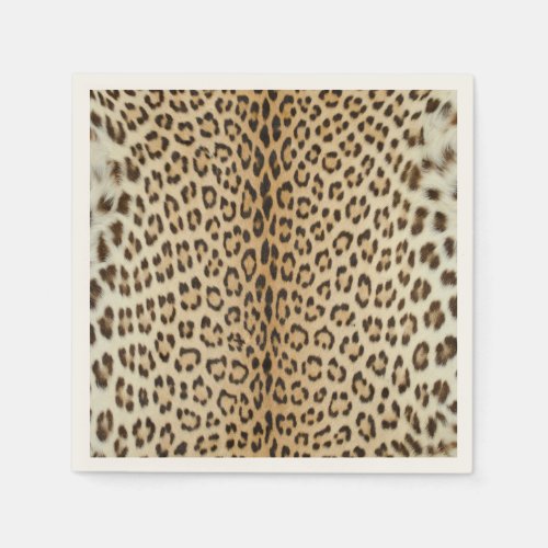  Paper Party Napkins Leopard 