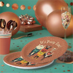 Paper & Party Plates<br><div class="desc">It's halloween party design celebrating the upcoming Halloween. This hand-drawn kawaii and fun illustration features halloween characters,  vampire,  pumpkin,  Frankenstein,  grim reaper,  werewolf,  skeleton,  ghost and pumpkin.</div>